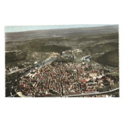 BESANCON: la boucle du doubs vue aérienne 10x15 - très bon état