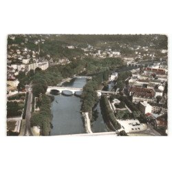 BESANCON: les ponts sur le doubs vue aérienne 10x15 - très bon état