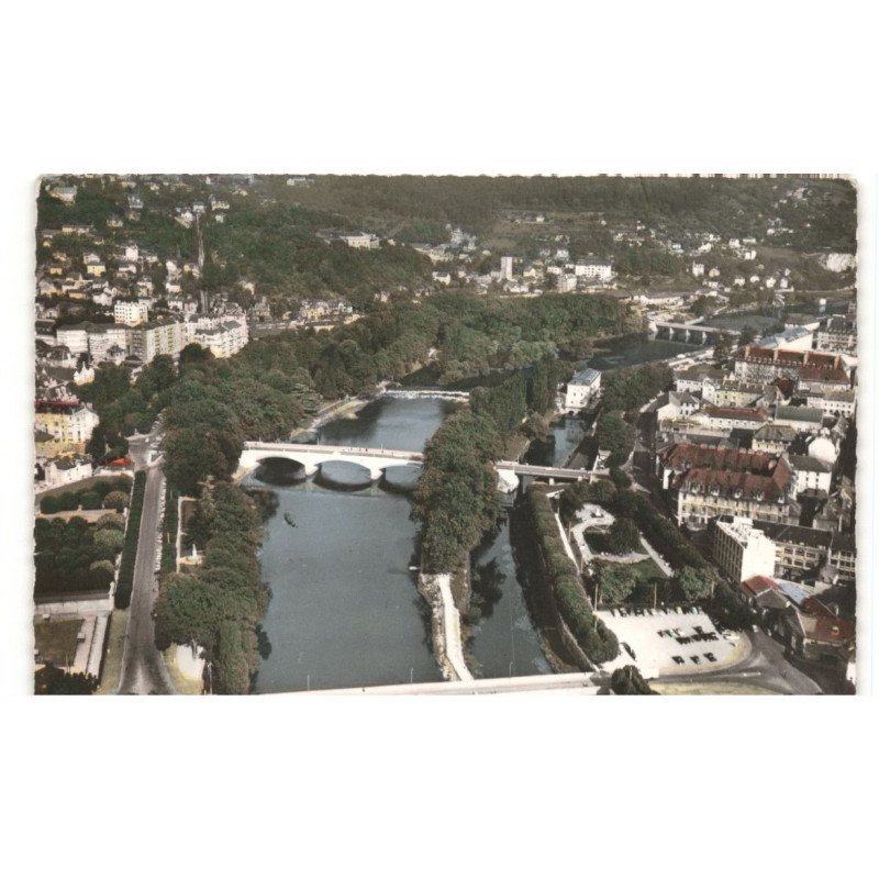 BESANCON: les ponts sur le doubs vue aérienne 10x15 - très bon état