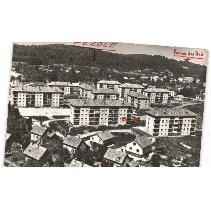 VALENTIGNEY: immeuble d'habitation vue aérienne 10x15 - très bon état