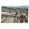 SOCHAUX: l'avenue du générale leclerc et les usines peugeot vue aérienne 10x15 - très bon état
