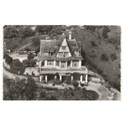 BAUME-les-DAMES: hostellerie du château d'as relais gastronomique vue aérienne 10x15 - très bon état