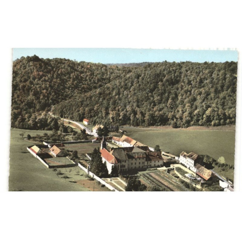 SAINT-JUAN: abbaye cistercienne de la grâce dieu vue aérienne 10x15 - très bon état