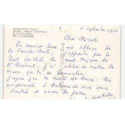 SAINT-JUAN: abbaye cistercienne de la grâce dieu vue aérienne 10x15 - très bon état