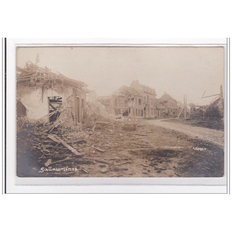 SALLAUMINES : maisons détruites - tres bon etat