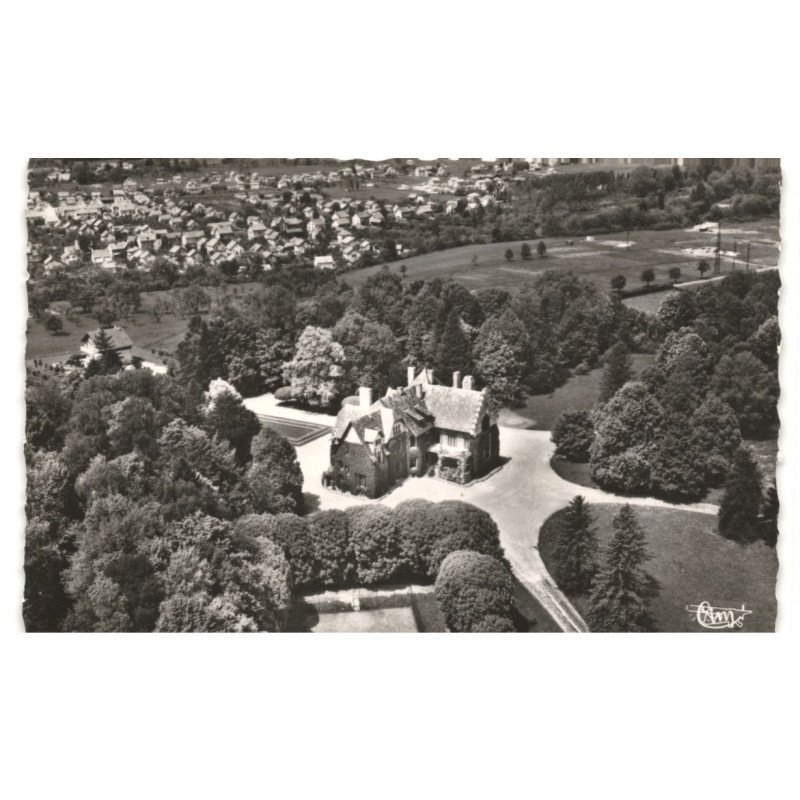 SELONCOURT: le château vue aérienne 10x15 - très bon état