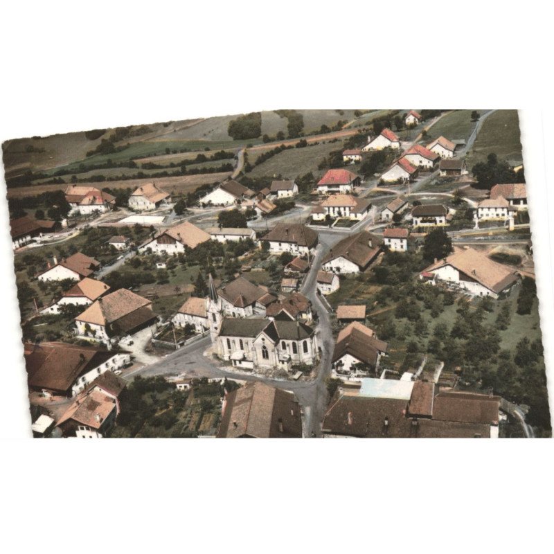 REUGNY: vue générale vue aérienne 10x15 - très bon état