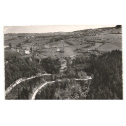 PIERREFONTAINE-les-VARANS: le fer à cheval vue aérienne 10x15 - très bon état