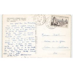 ORCHAMPS-VENNES: quartier de l'église vue aérienne 10x15 - très bon état
