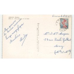 ORNANS: vue générale et la loue vue aérienne 10x15 - très bon état