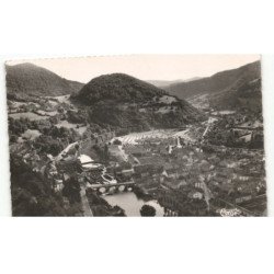 PONT-de-ROIDE: la vallée du doubs vue aérienne 10x15 - très bon état