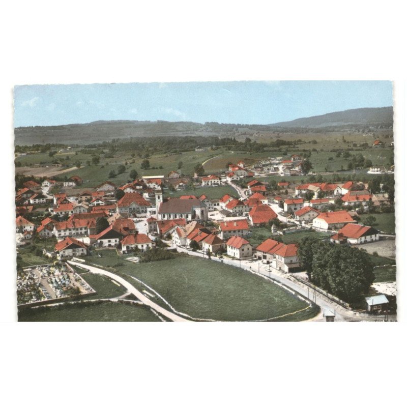 PIERREFONTAINE-les-VARANS: vue générale vue aérienne 10x15 - très bon état