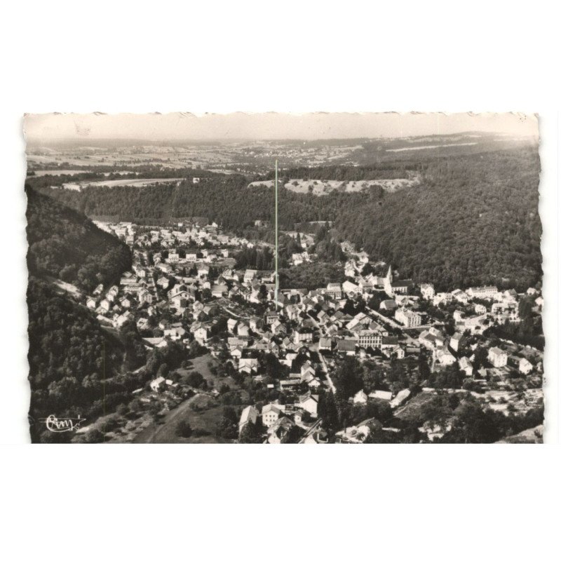 HERIMONCOURT: vue panorammique vue aérienne 10x15 - très bon état