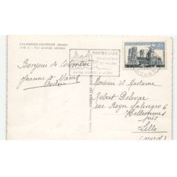 COLOMBIER-CHATELOT: vue générale vue aérienne 10x15 - très bon état