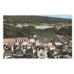 BEAULIEU: l'église sainte-thérèse vue aérienne 10x15 - très bon état