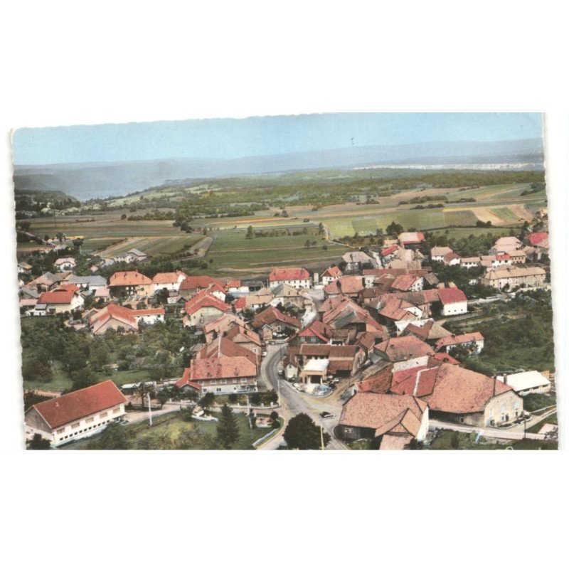AMANCEY: vue générale vue aérienne 10x15 - très bon état