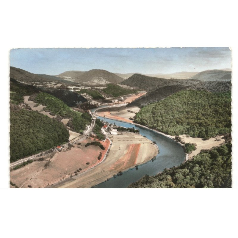 environs de BAUMES-les-DAMES: vue aérienne 10x15 - très bon état
