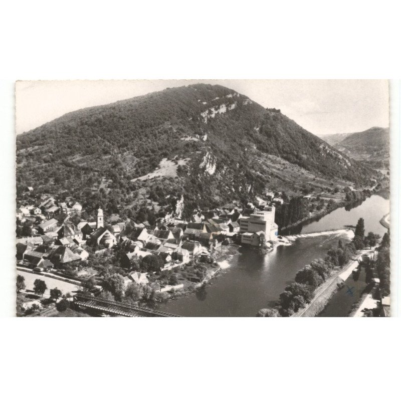 AVANNE: vue panoramique le nouveau moulin au bord du doubs vue aérienne 10x15 - très bon état
