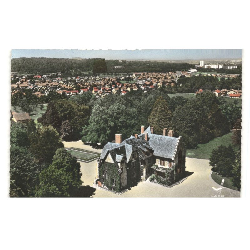 SELONCOURT: le château J.P. Peugeot vue aérienne 10x15 - très bon état