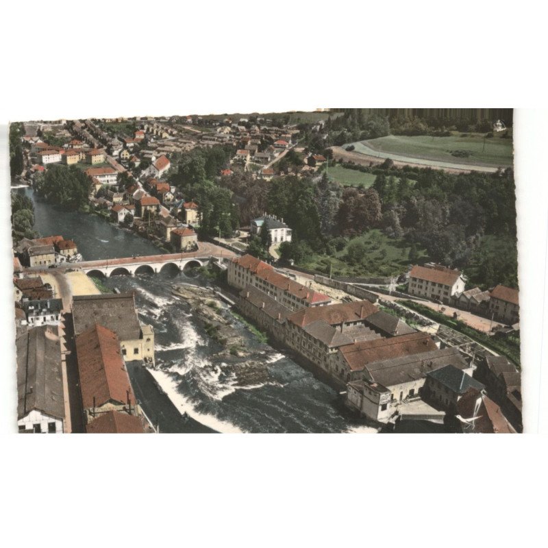 PONT DE ROIDE: les usines peugeot vue aérienne 10x15 - état