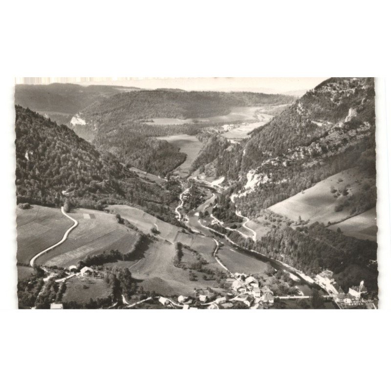 MAICHE: la vallée du doubs vue aérienne 10x15 - très bon état