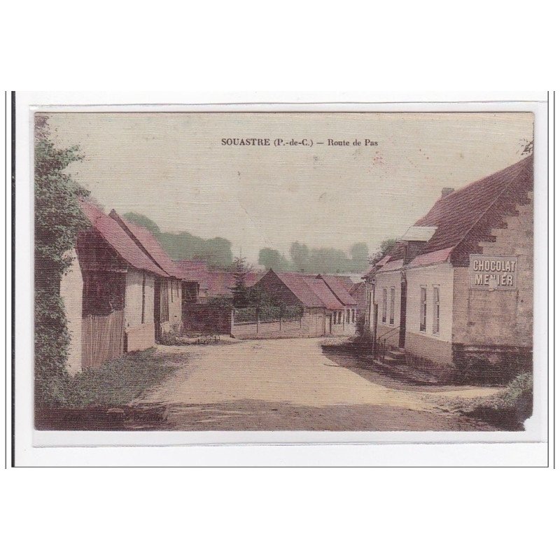 SOUASTRE : route de pas (toillée) - tres bon etat