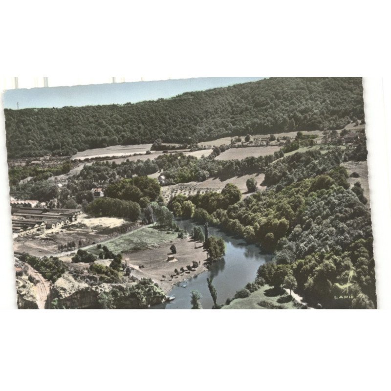 PONT DE ROIDE: vue aérienne 10x15 - très bon état
