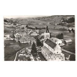 LES LONGEVILLES: vue générale vue aérienne 10x15 - très bon état