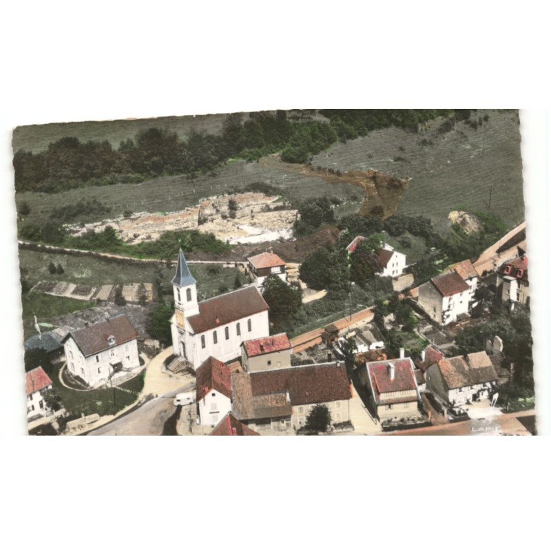 GLAY: l'église vue aérienne 10x15 - très bon état