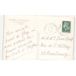 GLAY: l'église vue aérienne 10x15 - très bon état