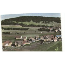 LA CHAUX-NEUVE: le bas du village vue aérienne 10x15 - très bon état