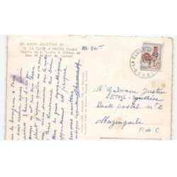 LA CLUSE ET MUOUX: quartietr de la gauffre le château de joux et fort du larmont vue aérienne 10x15 - très bon état