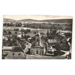 ARC-et-SENANS: l'église vue aérienne 10x15 - état dos arraché