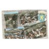 VOUJEAUCOURT: château du lorday ponts sur le doubs l'église et le temple vue aérienne 10x15 - très bon état