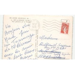 ARC-et-SENANS: vue générale et le prieuré vue aérienne 10x15 - très bon état