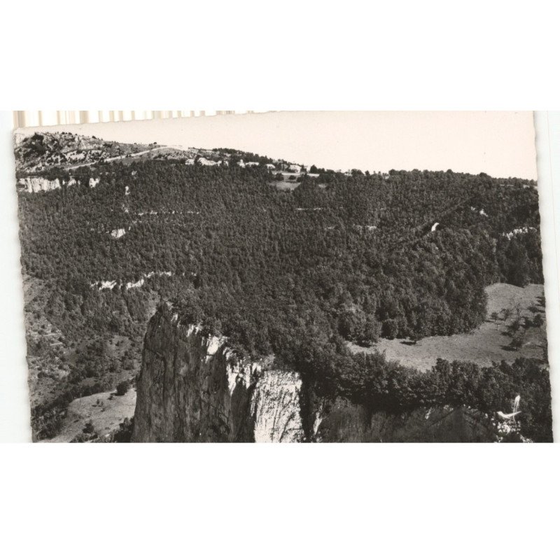 MOUTHIER: vallée de la loue et haute pierre vue aérienne 10x15 - très bon état
