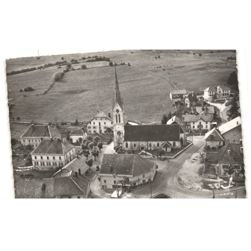 ORCHAMPS-VENNES: hôtel barrey vue aérienne 10x15 - très bon état