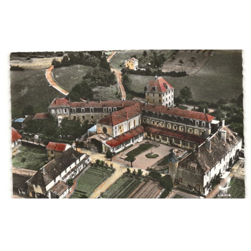 MONTFERRAND-le-CHATEAU: couvent des dominicaines de bethanie villa sainte-madeleine vue aérienne 10x15 - très bon état