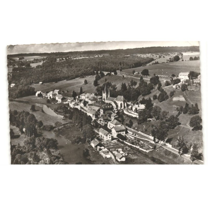 MONTBENOIT: vue générale vue aérienne 10x15 - état dos arraché