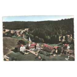 MALBUISSON: quartier de l'église vue aérienne 10x15 - très bon état