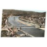 TOURNON: vue générale et les ponts sur le rhône vue aérienne 10x15 - très bon état