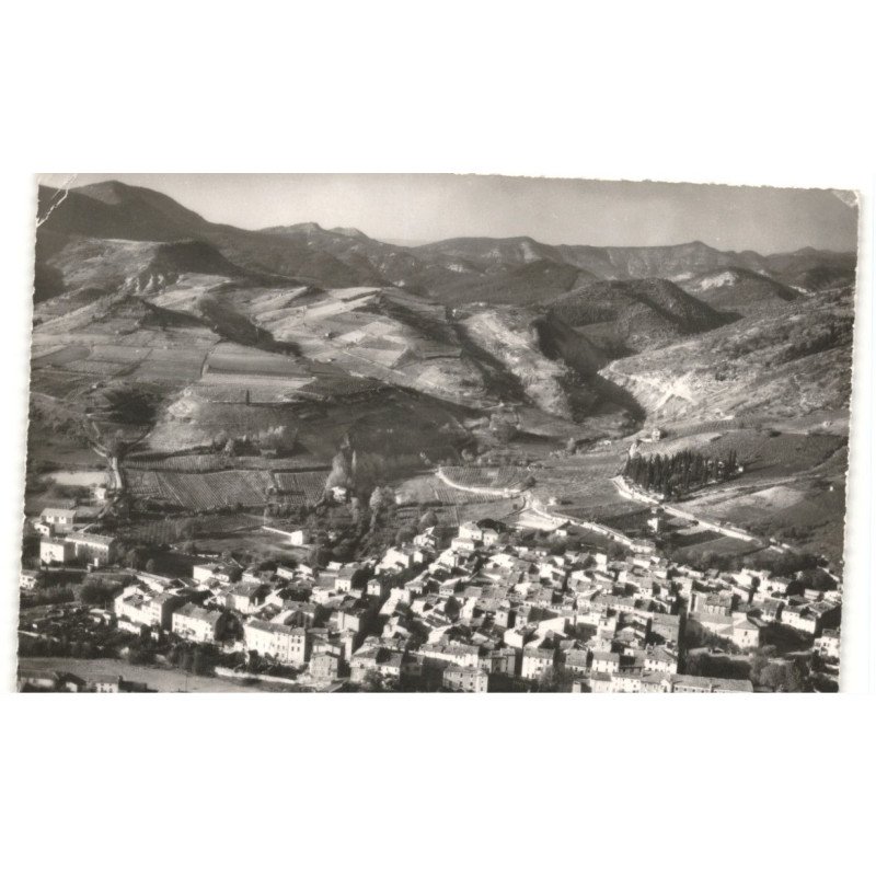 SAILLANS: vue générale vue aérienne 10x15 - état