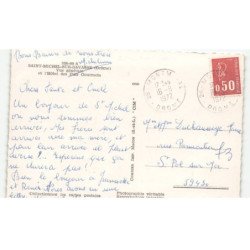 SAINT-MICHEL-sur-SAVASSE: vue générale et l'hôtel des fins gourmets vue aérienne 10x15 - très bon état