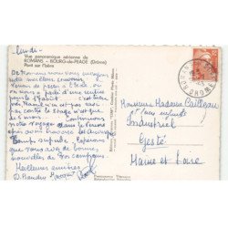 ROMANS - BOURG-de-PEAGE: pont sur l'isère vue aérienne 10x15 - très bon état