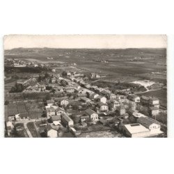 PORTES-les-VALENCE: vue générale centre du village vue aérienne 10x15 - état