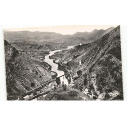 PONTAIX: vue panoramique et la vallée de la drôme vue aérienne 10x15 - très bon état