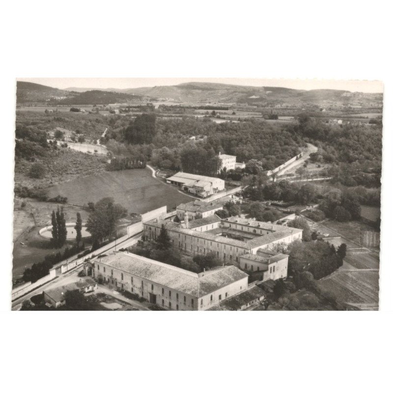 environs MONTELIMAR: le couvent des trappistines vue aérienne 10x15 - très bon état