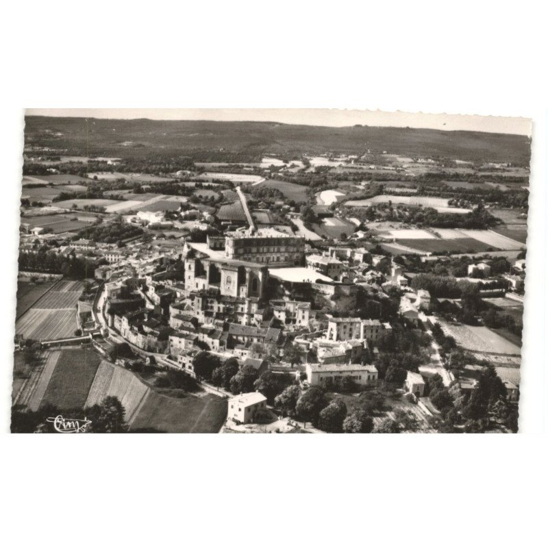 GRIGNAN: vue aérienne 10x15 - très bon état