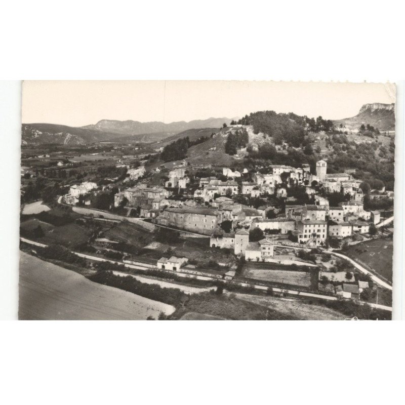 LA BEGUDE-de-MAZENC: vue générale vue aérienne 10x15 - très bon état