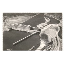 DONZERE-MONDRAGON: l'écluse et la centrale "André Blondel" vue aérienne 10x15 - très bon état